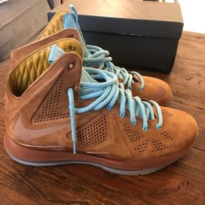 New Men’s Lebron 10 X Hazelnut Size 11
